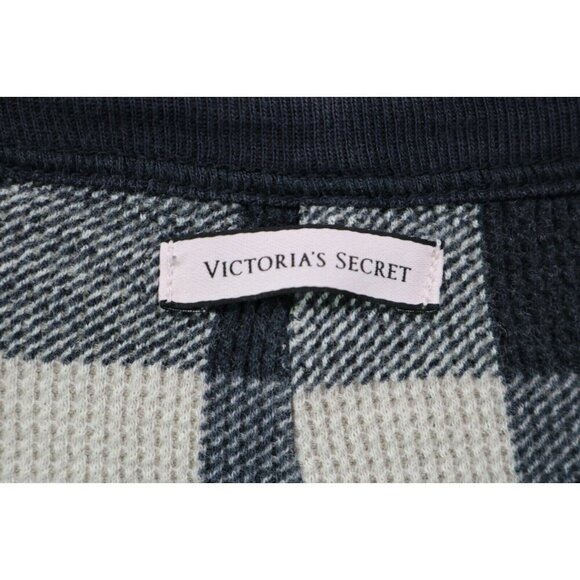 Victoria's Secret Plaid Waffle Knit Long Sleeve Romper-Size XS/TP - Picture 10 of 10